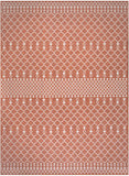 nourison positano pos02 terracotta rug