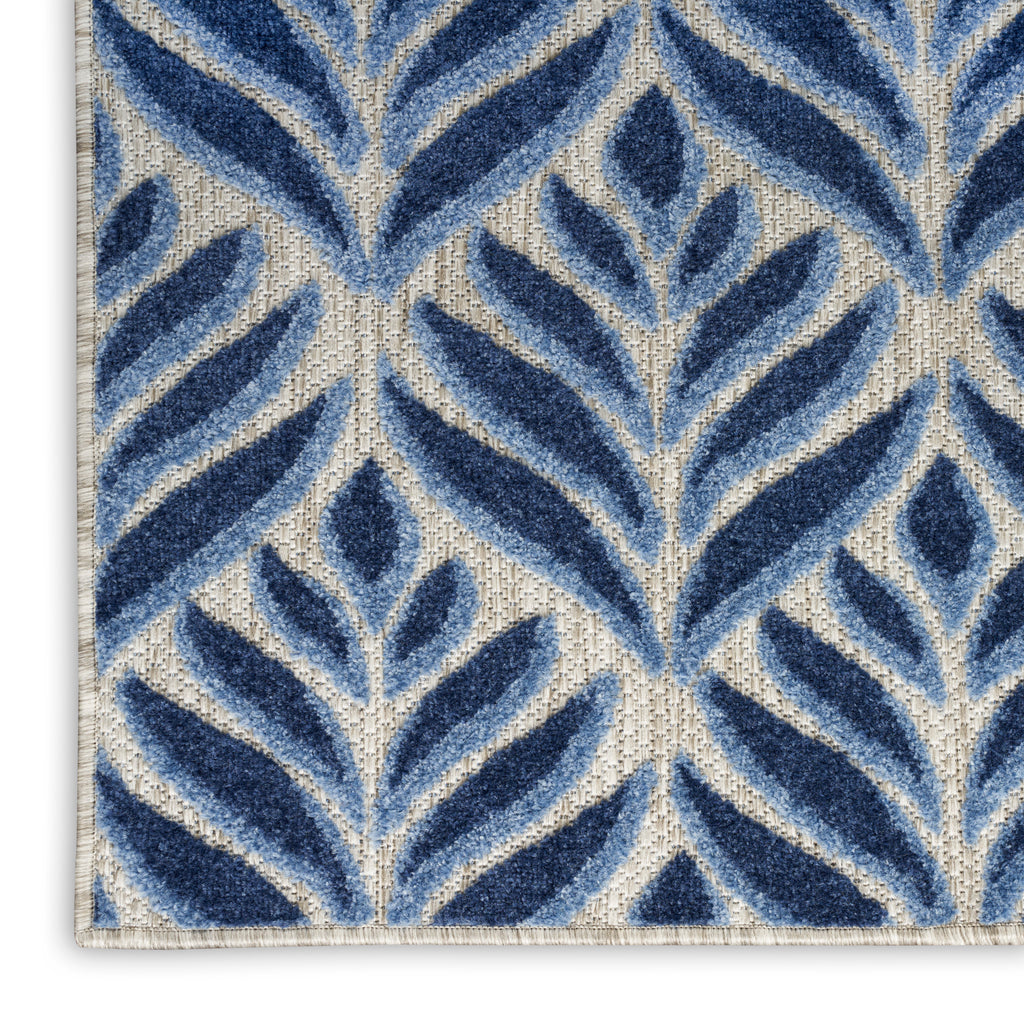 nourison aloha alh35 blue rug