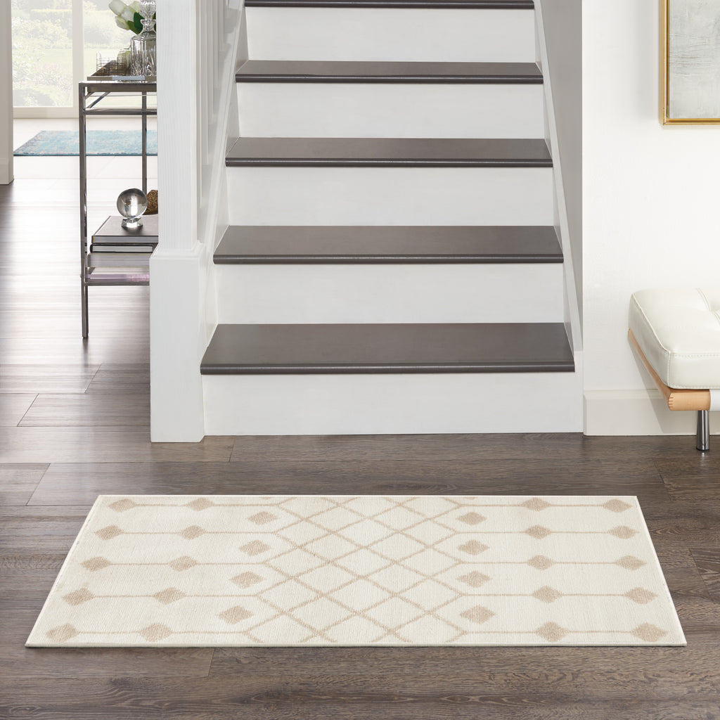 nourison grafix grf37 ivory beige rug