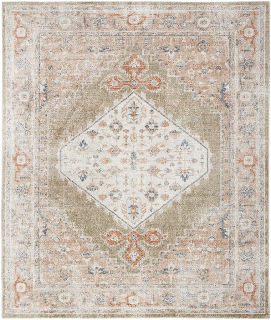 nourison astra machine washable asw11 sage multicolor rug