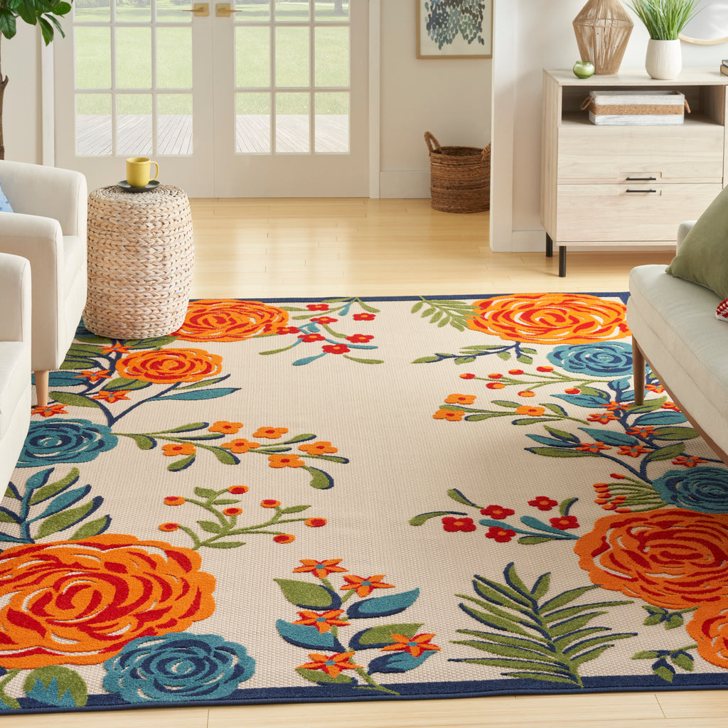nourison aloha alh32 multicolor rug