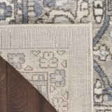nourison quarry qua05 ivory blue rug