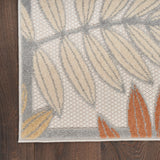 nourison aloha alh18 blue mocha rug