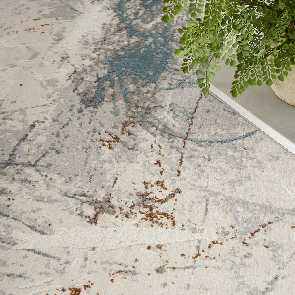 nourison desire dsr04 ivory grey blue rug