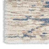 nourison dreamy shag drs10 light blue grey rug
