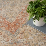 nourison nourison essentials persian nre07 beige rust rug