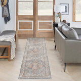 nourison astra machine washable asw12 denim multicolor rug
