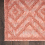 nourison versatile nrv01 coral orange rug