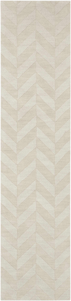 Hauteloom Normalville NORMA Beige Loom Knotted Wool Rug