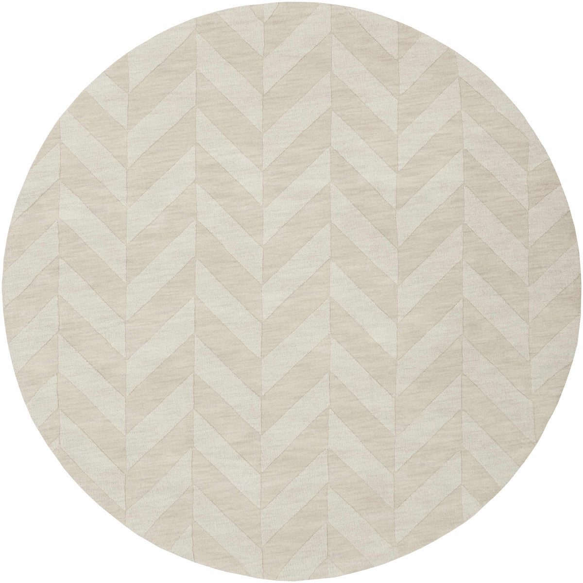 Hauteloom Normalville NORMA Beige Loom Knotted Wool Rug