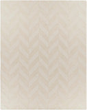 Hauteloom Normalville NORMA Beige Loom Knotted Wool Rug