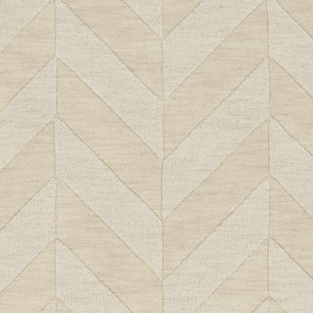 Hauteloom Normalville NORMA Beige Loom Knotted Wool Rug