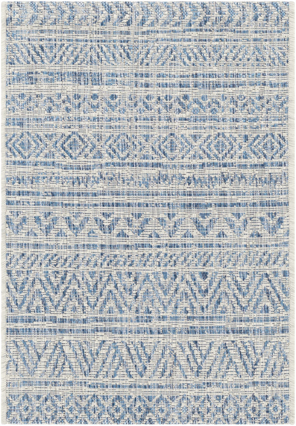 Hauteloom Novato NOV Blue Machine Made Polypropylene Rug