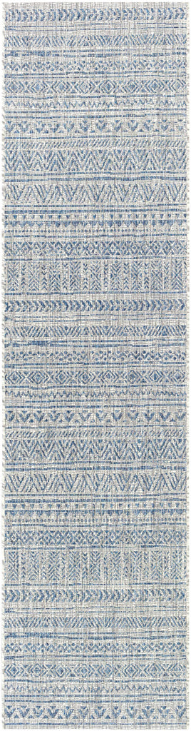 Hauteloom Novato NOV Blue Machine Made Polypropylene Rug
