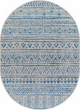 Hauteloom Novato NOV Blue Machine Made Polypropylene Rug
