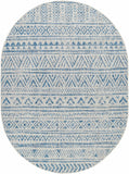 Hauteloom Novato NOV Blue Machine Made Polypropylene Rug