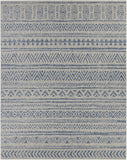Hauteloom Novato NOV Blue Machine Made Polypropylene Rug