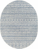 Hauteloom Novato NOV Blue Machine Made Polypropylene Rug