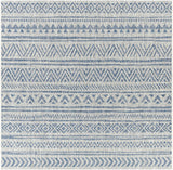 Hauteloom Novato NOV Blue Machine Made Polypropylene Rug