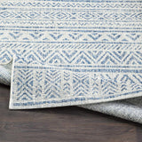 Hauteloom Novato NOV Blue Machine Made Polypropylene Rug