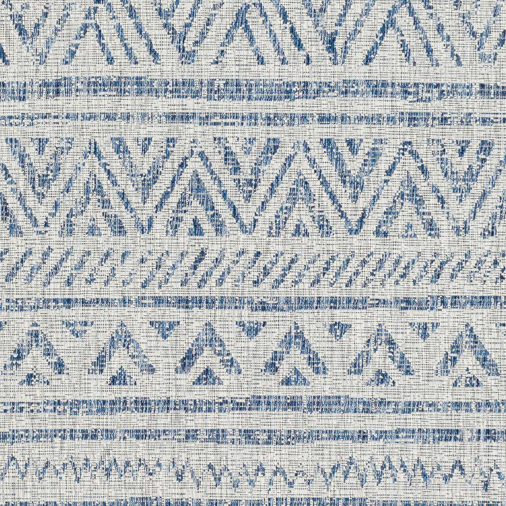 Hauteloom Novato NOV Blue Machine Made Polypropylene Rug