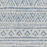 Hauteloom Novato NOV Blue Machine Made Polypropylene Rug