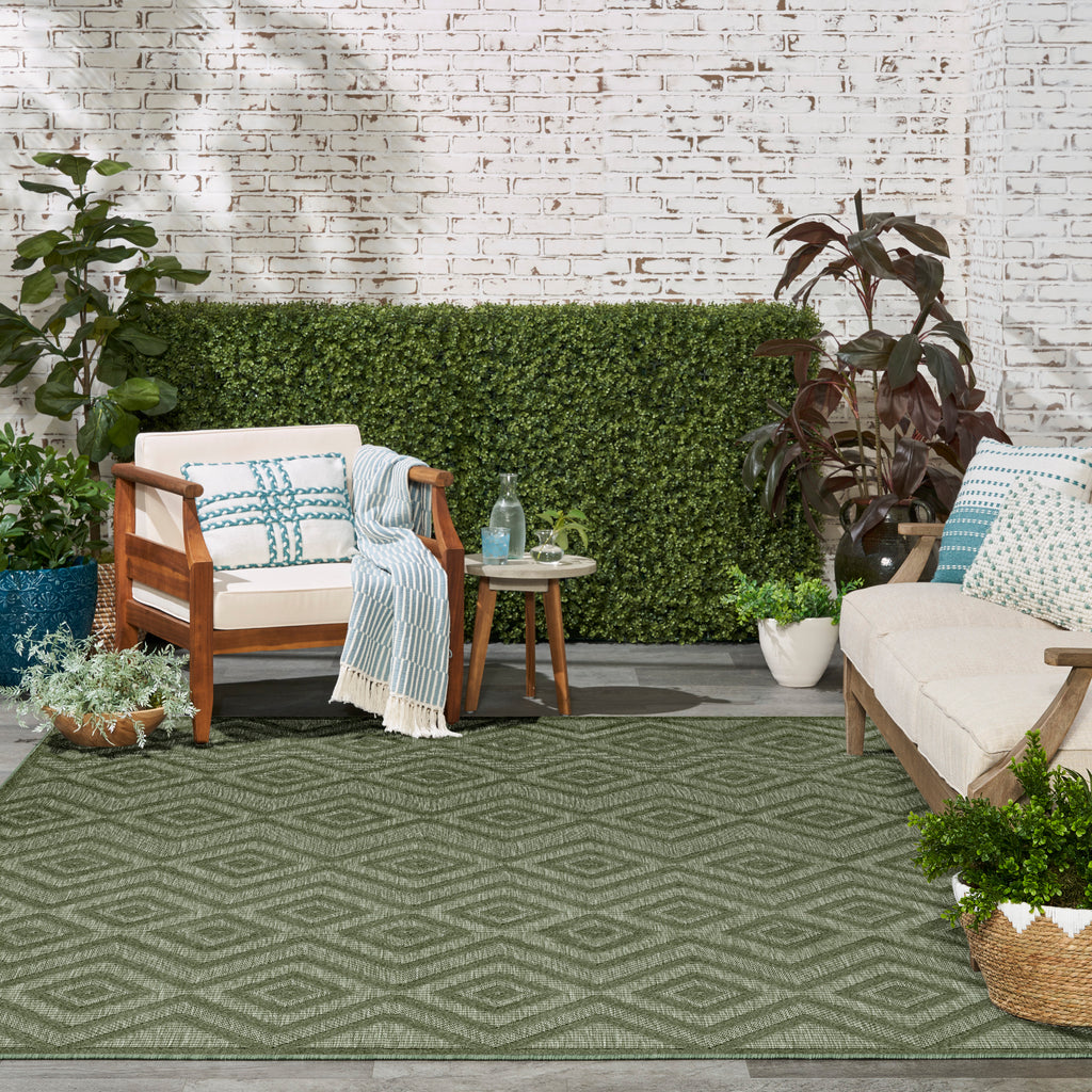 nourison versatile nrv01 green rug