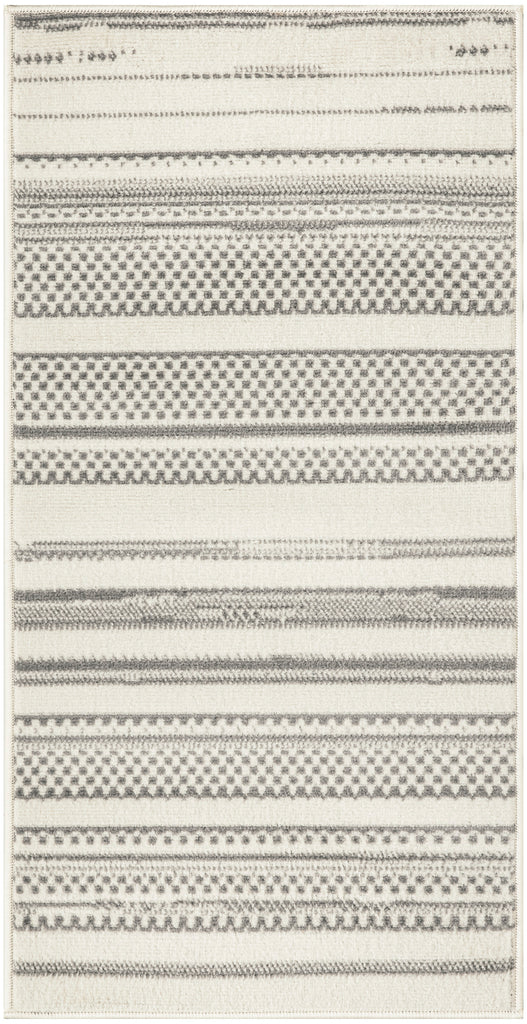 nourison grafix grf41 ivory grey rug