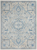 nourison elation etn10 ivory blue rug