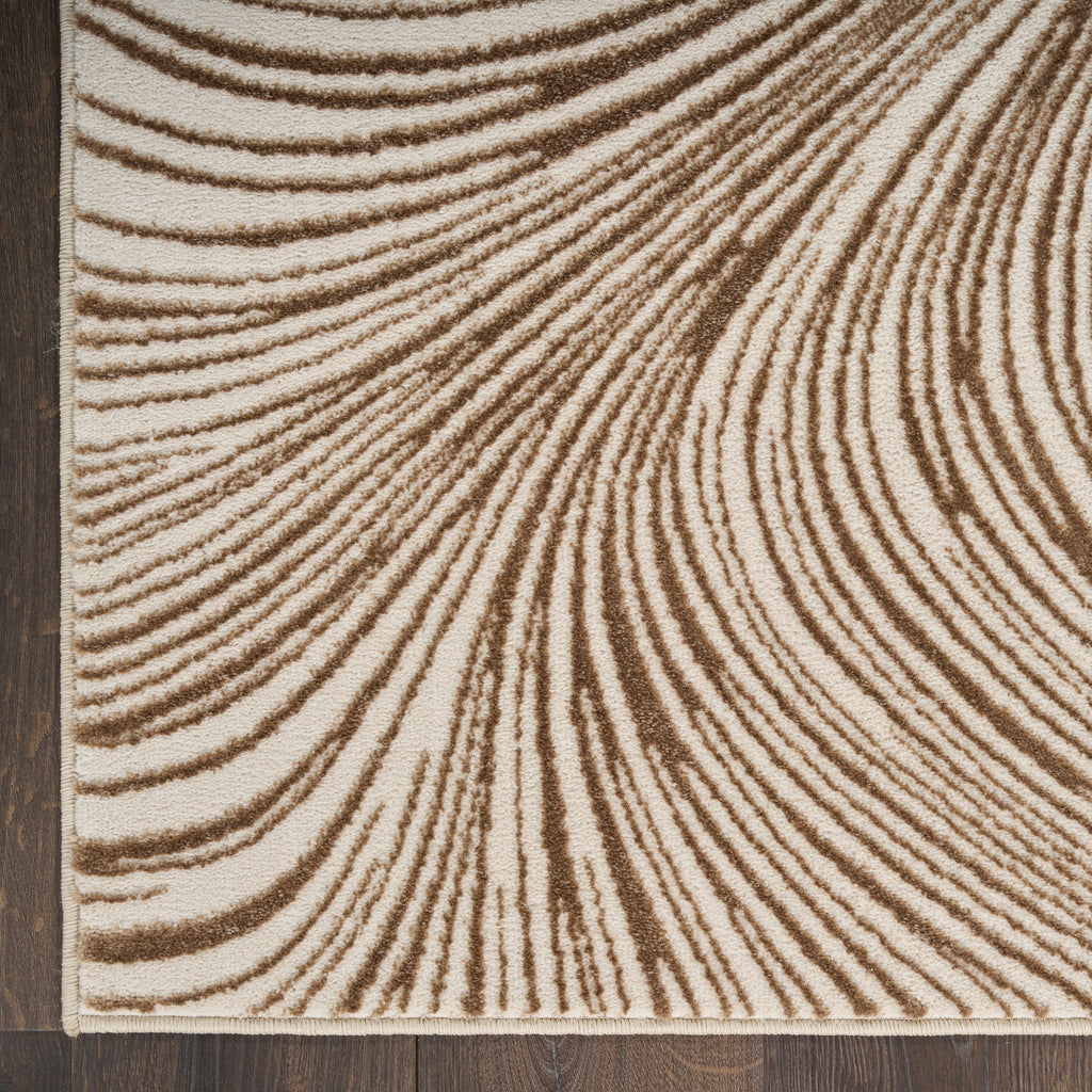 nourison central park west cep02 beige brown rug