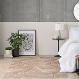 nourison central park west cep02 beige brown rug