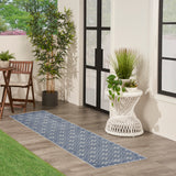 nourison nourison essentials nre04 blue ivory rug