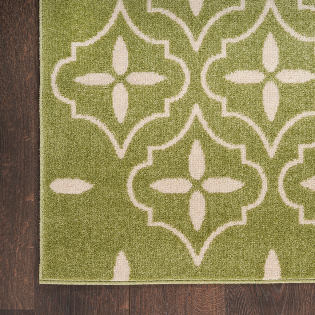 nourison nourison essentials nre04 green ivory rug