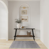nourison astra machine washable asw10 denim rug