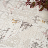 nourison glitz glz04 ivory multi rug