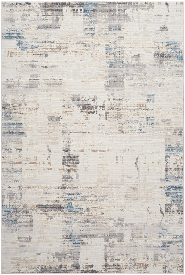 nourison ck022 infinity ifn06 ivory grey blue rug