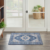 nourison fulton ful10 navy ivory rug