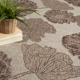 nourison garden oasis goa04 natural rug