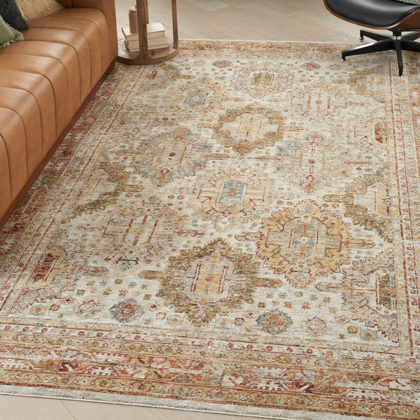 nourison sahar shr01 ivory multicolor rug