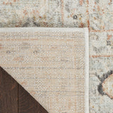 nourison oushak home ous02 light grey rug