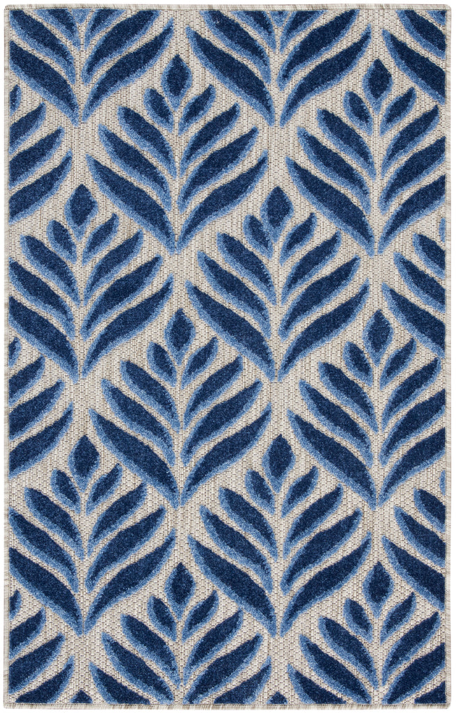 nourison aloha alh35 blue rug