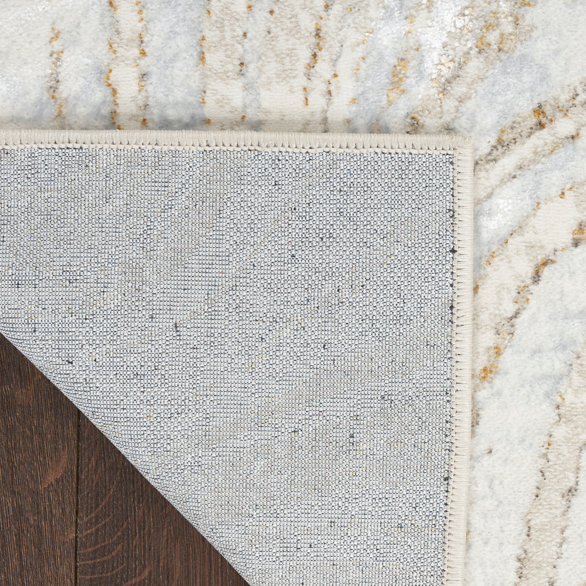nourison glitz glz22 grey gold rug
