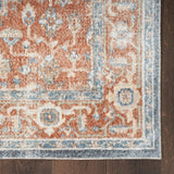 nourison astra machine washable asw11 denim multicolor rug