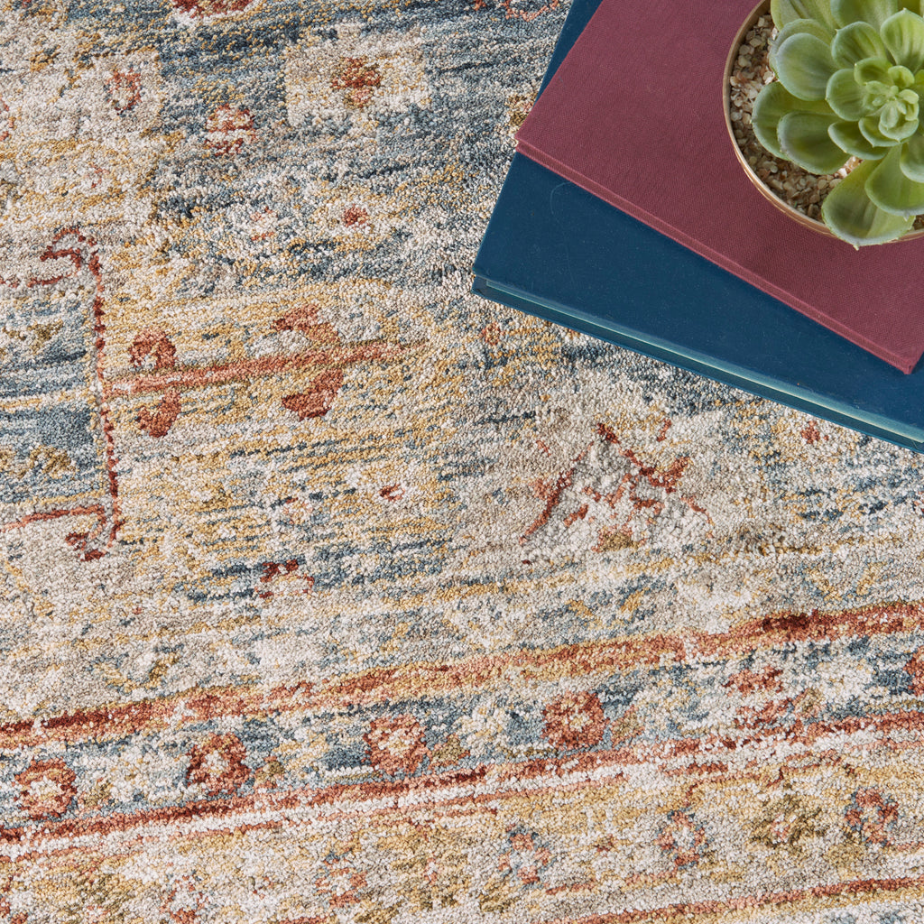 nourison sahar shr01 blue rug