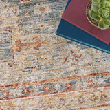 nourison sahar shr01 blue rug