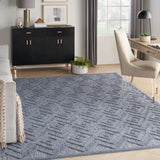 nourison versatile nrv01 denim blue rug