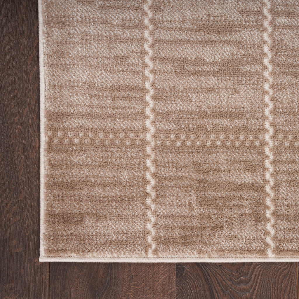 nourison serenity home srh05 mocha ivory rug
