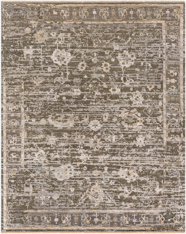 surya notting hill ntl 2301 dark green rug