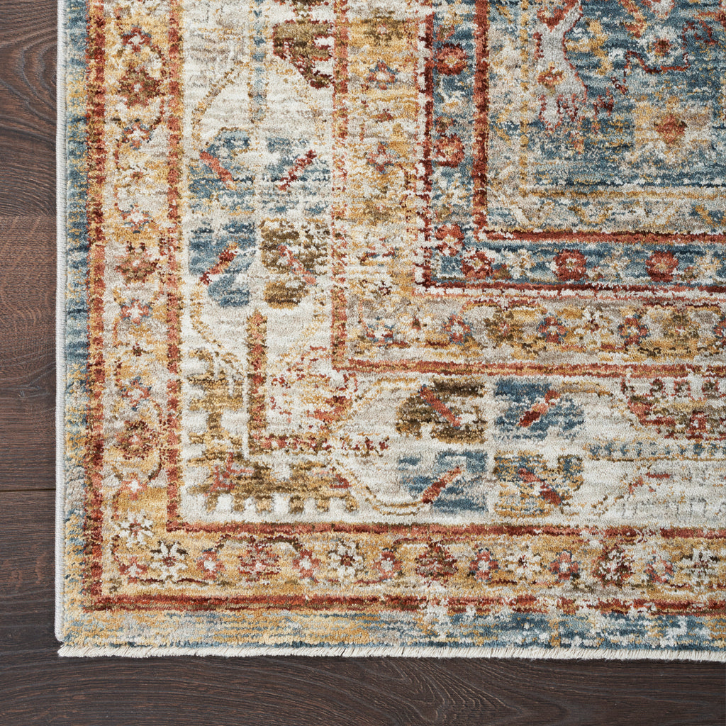 nourison sahar shr01 blue rug