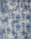 nourison grafix grf38 navy blue rug